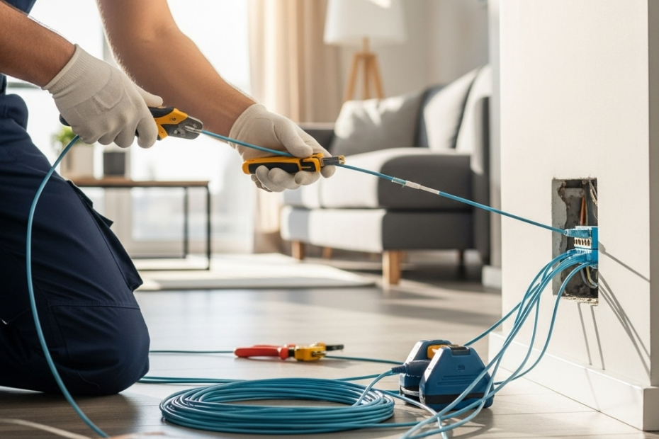 Fiber İnternet Çekimi